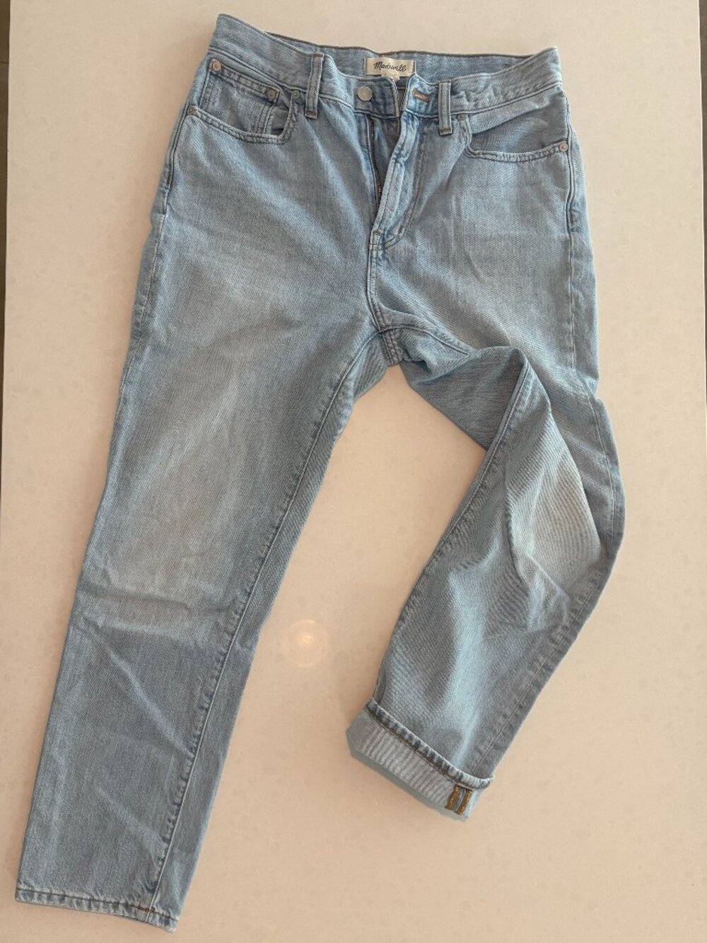 ✨ Madewell Light Wash Cropped Jeans – Size 28 ✨